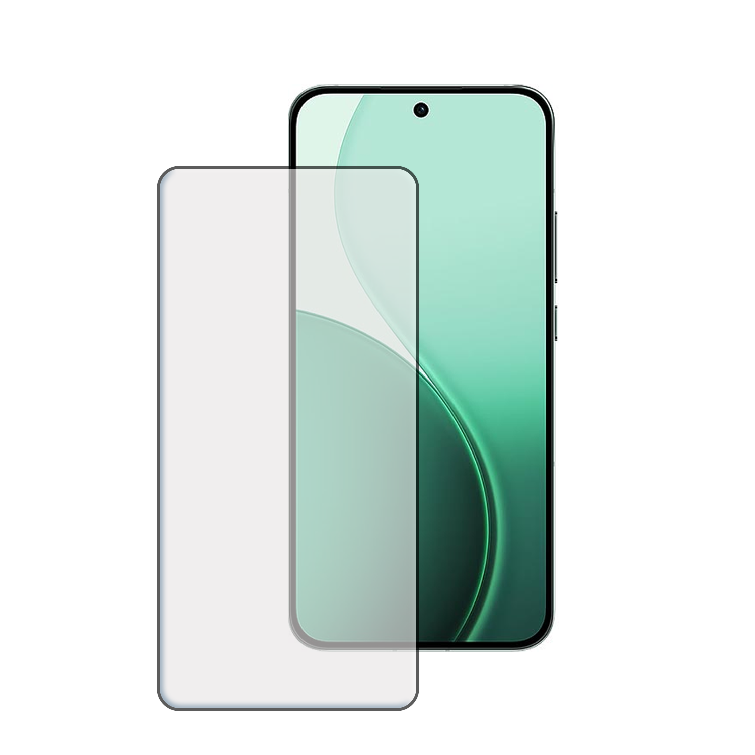 Microcase Oppo Reno 14 Tam Kaplayan Çerçeveli Tempered Ekran Koruyucu -al3276
