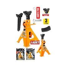 Stilmax Kaymaz Başlıklı Plastik Korumalı 3 Ton Kriko Standı 1 Ad