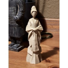 Japon Kadın Heykeli Dekoratif Hediyelik Dekoratif Obje Figür 15 Cm