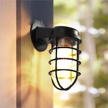 American Loft Açık Işık Endüstri Lambaları Cafe Restoran Pub Kulübü Merdiven Duvar Lambası Siyah, Serin Beyaz Siyah