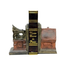 Kitap Stopper Gramafon & Pikap Dekoratif Hediyelik