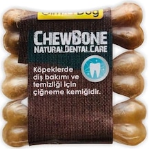 Gimdog Mordimi Ağız ve Diş Sağlığı İçin Naturel Köpek Çiğneme Kemiği 3'lü 60 G