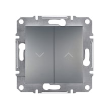 Schneider Asfora Çelik Jaluzi-Stor Anahtarı Light