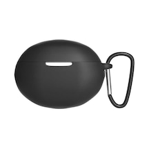 Huawei Freebuds 4i Uyumlu Standart Silikon Kılıf, Siyah