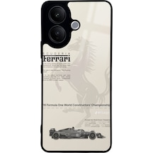 Vivo V60 Lite Ferrari Tasarımlı Glossy Telefon Kılıfı Çok Renkli