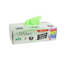 Wilma Secret Mikrofiber Temizlik Bezi Kutulu 25 Adet Yeşil 30 x 30 CM