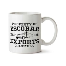 Escobar Exports Colombıa İki Tarafı Baskılı Kupa Bardak Çok Renkli