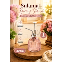 Perotti 15731 Pembe Vintage Cam Bitki Sulama Şişesi Sprey Şişe