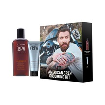 Amerikan Crew Grooming Kit Set Daily Moisturizing Şampuan 250 ML + Fober Cream 100 ML