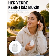Znv Zenvia Mey İthalat Bluetooth Kulaklık Beyaz Çhassasiyet Cevaplama Dokunmatik Kontrol Kablosuz Yeni Nesil Znv202 Belirtilmemiş