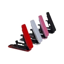 Luckysouk Mini Cep Telefonu Tutucu Taşınabilir Katlanabilir Ultra Ince Beyaz - Gri Yok Vantuzlu 8685el