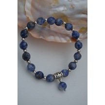Stoneage Jewellery Sodalit Doğal Taşından Bileklik Çok Renkli