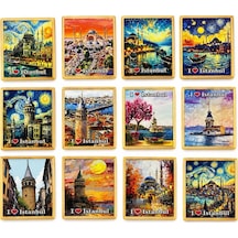 İstanbul Temalı Buzdolapı Süsü Magnet Alk5404 Standart