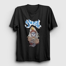 Presmono Unisex Hands Ghost T-shirt Siyah