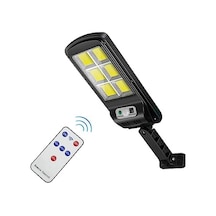 Solar Güneş Enerjili Bahçe Led Aydınlatma 120 Led Aydınlatma Uzaktan Kumandalı Hareket Sensörlü Gece Sensörlü Led Işık Bahçe Led Aydınlatması Enerji Sınıfı A+++ 10 Parça Siyah