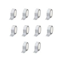 Omeyva Takviyeli Tamir Bandı - İzolasyon Onarım Çadır Bandı - Gri - 48 Mm X 10 Yrd - 10 Rulo