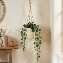 Yapay Sarmaşık Hedera Sarkıt Alacalı 90 Cm Yeşil
