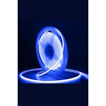 12v Cob Şerit Led 3mm 400 Ledli İnce Esnek Mavi Cob Led Ip20 5 Metre