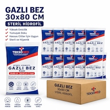 Teksomed Steril Hidrofil Kompres Klasik 30x80 Cm 2 Adet 30x40 Cm 150 Adet