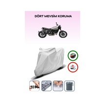 Gri Arka Çanta Uyumlu Ducati Scrambler 1100 Pro Uyumlu Motosiklet Brandası Motor Örtüsü