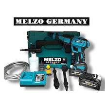 Melzo Germany Mavi Sarı 1400 Vf Mlz5664464 Şarjlı Araç Yıkama