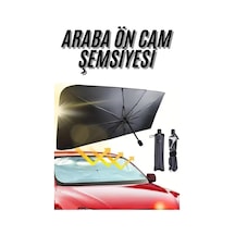 Cosmotex Ön Cam Güneşlik Şemsiye Tüm Araçlar İçin Araba Katlanabilir Güneşlik