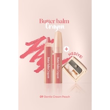 Kremsikalem Şeklinde Renkli Dudak Balmı & Kalemtıraş Clıo Butter Balm Crayon 009 Gentle Cream Peach 09