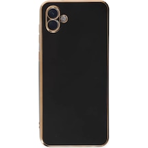 Newface Samsung Galaxy Uyumlu A04e Kılıf Volet Silikon -  Siyah