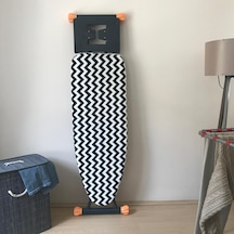 Ütü Masası Kılıfı İpli Stoperli Keçeli Örtüsü Bezi 55x140 Zebra