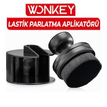 Wonkey - Oto Lastik Parlatma Aparatı Ergonomik Araba Lastik Parlatıcı Süngeri Ve Uygulama Pedi, Araç Lastik Bakım Ve Parlatma Aksesuarı