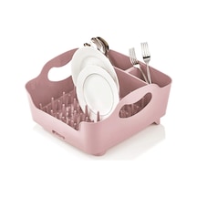 Tezgah Üstü Tabaklık Ve Bulaşıklık Plastik Pembe Diğer
