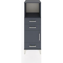 Hyperion Dolap 2 Raflı 3 Çekmeceli Tek Kapaklı 44x44x134 Antr... Antrasit
