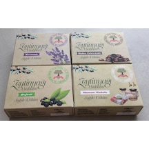 Karakılıç Doğal El Yapımı Kahveli Çekirdekli + Lavantalı + Defneli + Hamam Kokulu Sabun 120 G