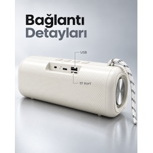 Usb Ve Tf Kart Destekli Kablosuz Hoparlör Bluetooth Bağlantılı Rgb Işıklı Tasarım - Lisinya