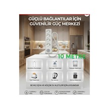Vikomulti-let 4 Lü 1-15 Metre Arası Anahtarli Çocuk Korumali 3x2.5 % Yüz Tam Bakır Ttr Kablolu Uzatma Seyyar Markanin Özel Üretimi   Tse Fişli Bakir Kablolu 10 Metre - 894354594 10 Metre - 894354594 15 M Ve Üzeri