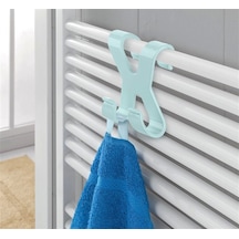 Hang İt Pratik Kolay Taşımabilir Havlupan 2 Kancalı Banyo Askısı 4767 Çok Renkli