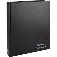 KARTVİZİT ALBÜMÜ 10 SIRALI 240 KARTLIK İNDEKSLİ 26,5X32 CM