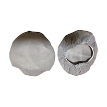 White Guard 50'lik Pakette 5 Cm S Gri Tek Kullanımlık Kulaklık Bonesi,kullan At Kulaklık Kılıfı