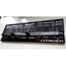 Citroen Yazılı Logolu Pleksi Plakalık Takımı 2'Li Set 548332010