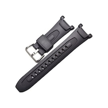 Casio Prg 40 3v Uyumlu Siyah Silikon Saat Kordonu