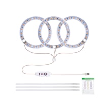 İç Mekan Bitkileri İçin Büyütme Işıkları 3 Kafa 6.2 W Güneş Işığı