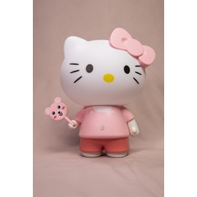 Hello Kitty Dekoratif 3 Kademeli Led Başucu Gece Lambası Çok Renkli