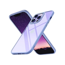 Apple iPhone Uyumlu,14 Pro Kılıf Power Silikon - Sierra Blue Düz Renkli