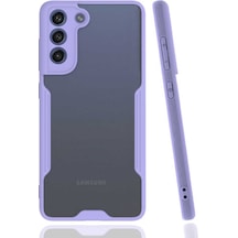 Galaxy S21 Fe Kılıf Parfe Kenarları Pastel Renk Silikon Kılıf