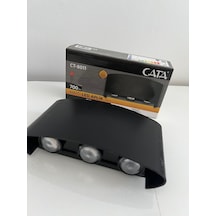 Cata Haiti Çift Taraflı Aplik Ct-8011 Siyah Kasa Işık Rengi:günışığı Siyah