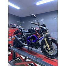 Tvs Apache Rtr 200 Koruma Demiri Özel Üretim Mavi