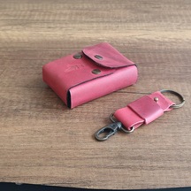 Sumerian Leather Craft Klasik Deri Sigara Kılıfı Kırmızı