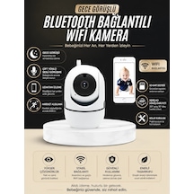 Bebek Takip Kamerası Gece Görüşlü Wifi Güvenlik Kamerası