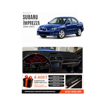 Subaru İmprezza 2000-2007 Uyumlu Torpido Koruma, Torpido Örtüsü, Torpido Kılıfı - Siyah - Su003