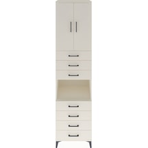 Hyperion Dolap 3 Raflı 7 Çekmeceli 2 Kapaklı 60x44x243 Aytaşı-aytaşı Aytası